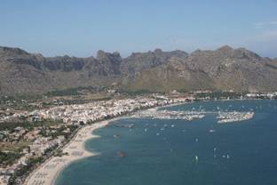 Port de Pollença is a great famous beach in the north of Mallorca