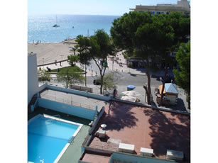 Terraza Solarium al lado de la playa de Can Pastilla