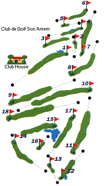 Son Antem Golf Courses Route