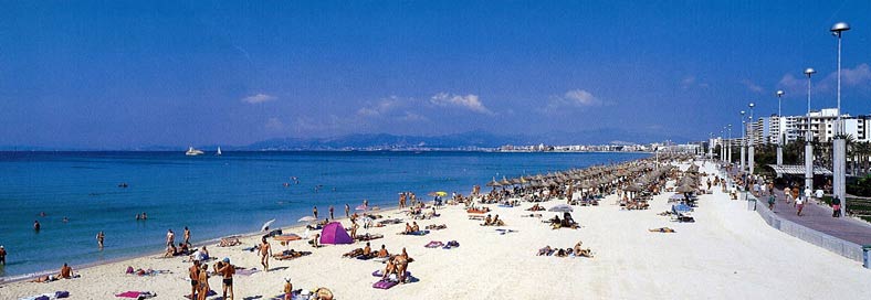 Playa De Palma Beach Of Palma De Majorca Sand And Sun