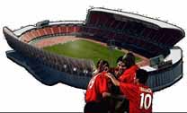 El Estadio Son Moix, sede del Mallorca y campo donde juega el equipo se llama a partir de este año ONO Estadi